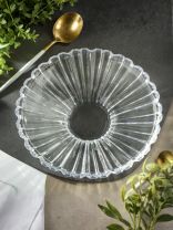 Блюдо стекло, круглое, 5х24.5 см, Кристалл, Y4-8754