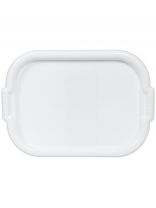 Поднос пластик, 36х50 см, прямоугольный, белый, Росспласт, РП-141