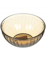 Салатник стекло, круглый, 13х6 см, Elica, 62094-01, дымчатый