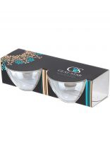 Салатник стекло, круглый, 2 шт, 11х6 см, подарочная упаковка, Радуга, Glasstar, RN_1322(2)_1