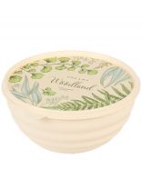 Миска пластик, круглая, 7.2 см, 0.85 л, с крышкой, Wave, Бытпласт, 43324530752, бежевая