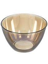 Салатник стекло, круглый, 18.8х11 см, Шоколад, Glasstar, RNCH_1329_1, шоколад