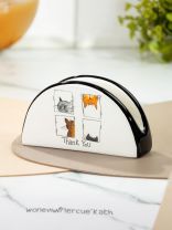 Салфетница доломит, 13.3х3.7х7.1 см, Daniks, Cats