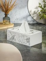 Салфетница МДФ, 24х14х8 см, белая, Nature, МДФ, A410012