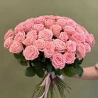 51 нежно-розовая роза 60см Софи Лорен