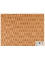 Коврик универсальный, 60х80 см, прямоугольный, EVA, песочный, соты, УК060080