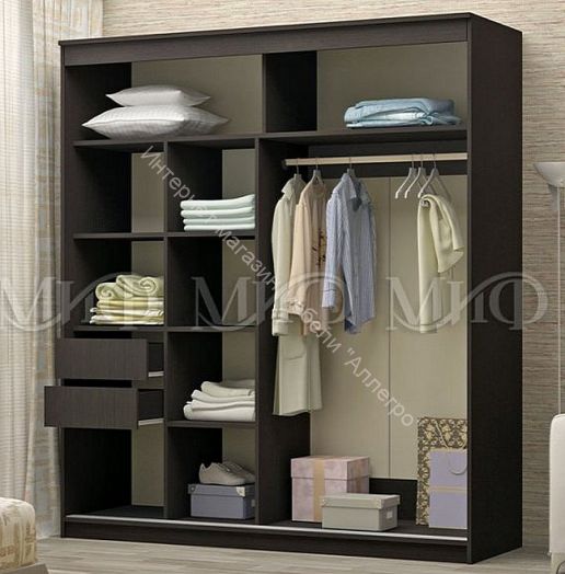Шкаф-купе Элегант №3 1,5 м Сонома