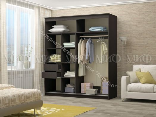 Шкаф-купе Элегант №3 1,5 м Сонома