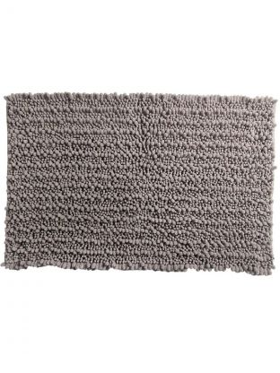 Коврик для ванной, 0.5х0.8 м, полиэстер, серый, Super Bobbel, A160045