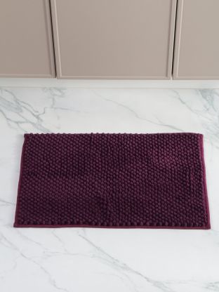 Коврик для ванной, 0.4х0.6 м, полиэстер, фиолетовый, Silvano, Super Bobbel, Y4-11233