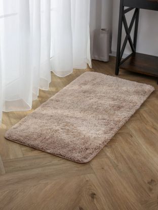 Коврик интерьерный 0.6х1.2 м, прямоугольный, бежевый, шегги, A090287