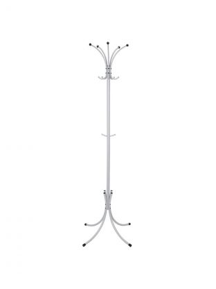 Вешалка-стойка 63х63х182 см, ЗМИ, сталь, 25 кг, Корона, ВНП 366 Б, белая, разборная