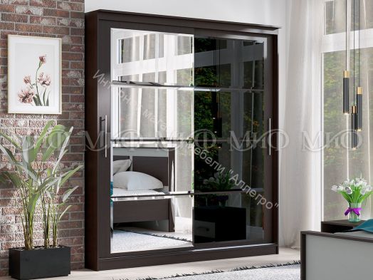 Шкаф-купе Элегант №7 2,0 м Венге