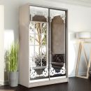 Шкаф-купе Тринити 4 (1,35 м) Сандал светлый