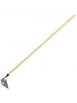 Тяпка 200х65 мм, с черенком, черная, Инструм-Агро, 011020-1