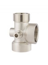 Штуцер латунь, 1"х1"х1"х1/4"х1/4", 5-ти выводной, ProFactor, PF TF 218