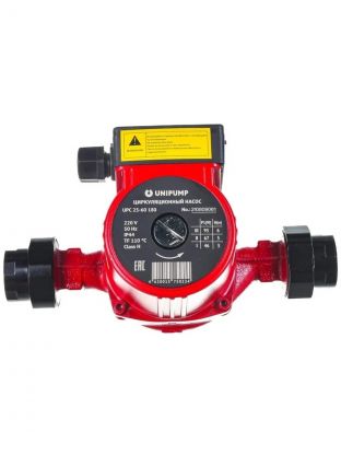 Насос циркуляционный, Unipump, 1 1/2 '', 100 Вт, максимальный напор 6 м, 3.8 м3/ч, UPС 25-60 180