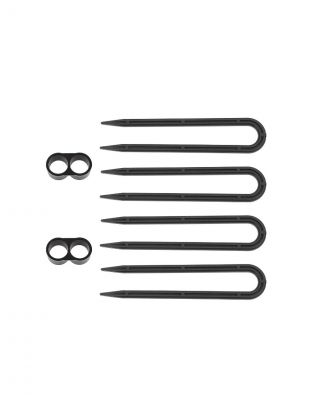 Набор для капельного полива прижим 4 шт, зажим 2 шт, Жук, №5, 325579-00