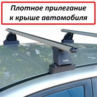 Багажник на крышу Suzuki Liana universal, Lux, аэродинамические дуги 53 мм