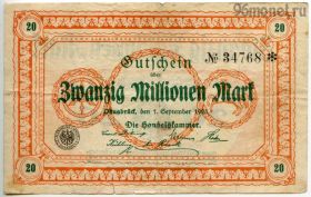 Германия. Нотгельд г. Оснабрюк 20.000.000 марок 1923
