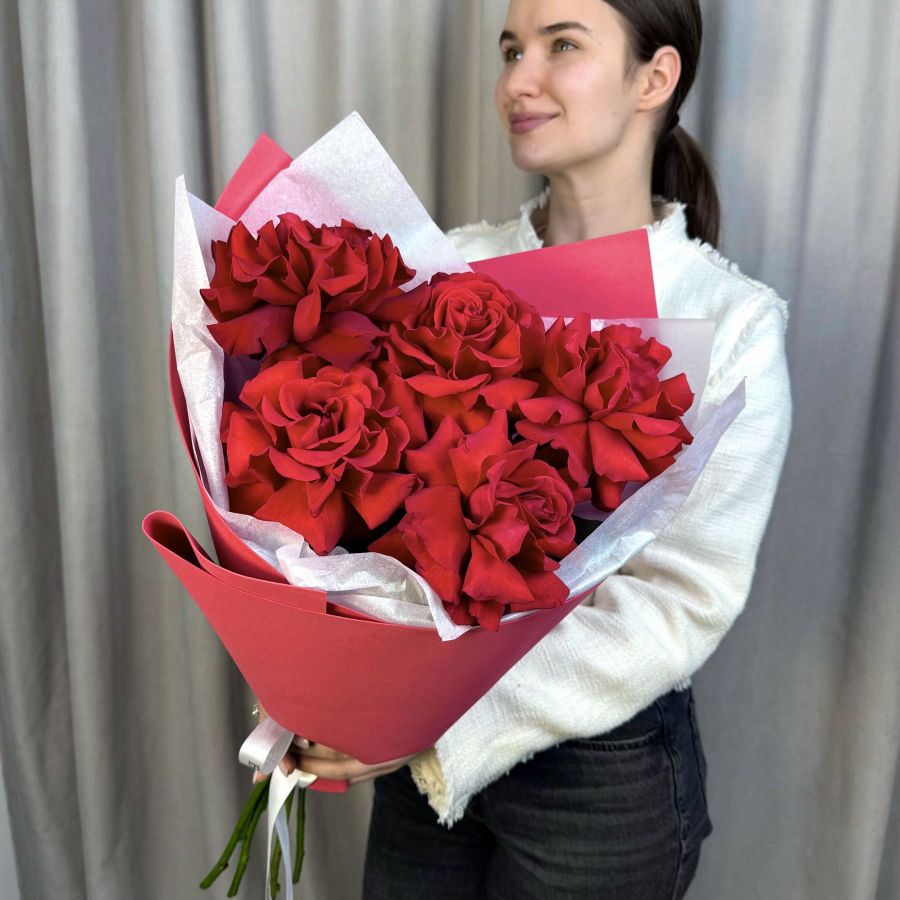 Букет из 5 французских роз