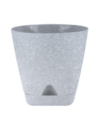 Горшок для цветов пластик, 0.65 л, 11 см, светлый камень, InGreen, Amsterdam, IG629810025