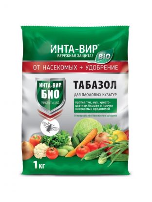 Инсектицид Табазол, от различных видов насекомых, порошок, 1 кг, Инта-вир