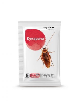 Инсектицид Кукарача, от тараканов, мокриц, гранулы, 50 г, Avgust