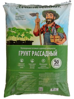 Грунт Дачный угодник, Рассадный, 50 л, Peter Peat
