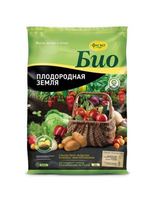 Грунт Био, плодородная земля, 22 л, Фаско