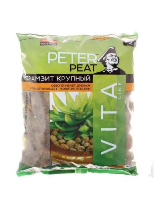 Дренаж керамзитовый крупный, 2 л, Peter Peat, Vita line, В-11-2