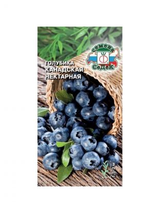 Семена Голубика, Нектарная, цветная упаковка, Седек