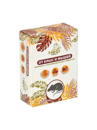 Родентицид Help, от крыс и мышей, коробка, зерно, 100 г