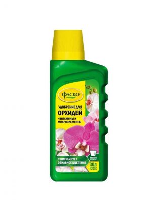 Удобрение Цветочное Счастье, для орхидей, минеральное, жидкость, 285 мл, Фаско