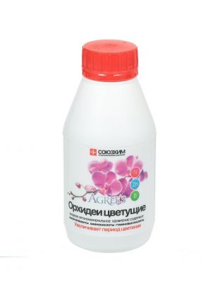 Удобрение Орхидея цветущая, органоминеральное, жидкость, 250 мл, Agree's