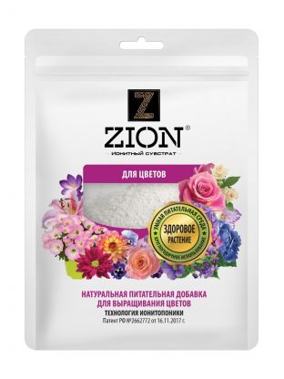 Удобрение для цветов, субстрат, минеральное, саше, 250 г, Zion