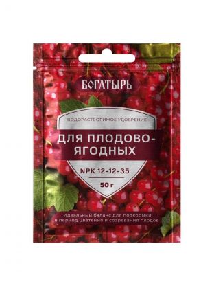 Удобрение Богатырь, для плодово-ягодных, 50 г, Лама Торф