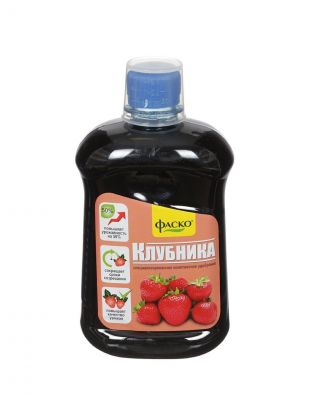 Удобрение для клубники, органоминеральное, жидкость, 500 мл, Фаско