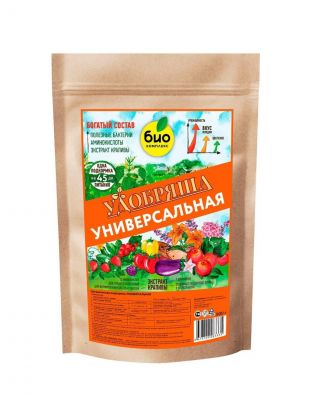 Удобрение Удобряша, универсальное, органическое, гранулы, 900 г, Био-комплекс