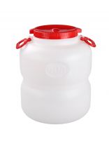 Бочка пластик, пищевая, 40 л, круглая, с ручками, в ассортименте, М6377, Байкал, Альтернатива