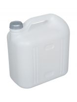 Канистра пластик, для воды, 15 л, прямоугольная, белая, С932БЕЛ, Просперо, Martika