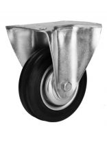 Колесо промышленное резина PR, 100 мм, FC 46 МП, с кронштейном, Mawipro