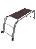 Подмости 1 секция, 4 ступени, алюминий, 3.4 м, 150 кг, Alumet, SMS 242