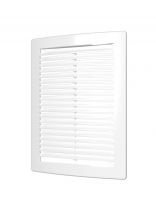 Решетка вентиляционная пластик, 200х200 мм, с сеткой, ERA, 2020РЦ