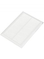 Решетка вентиляционная пластик, 130х190 мм, с сеткой, Event, 1319М/С