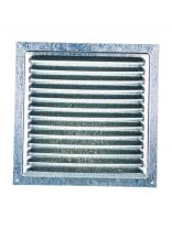 Решетка вентиляционная металл, 250х250 мм, металлическая оцинкованная, Event, П250МЦ