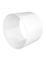 Соединитель вентиляционный пластик, установочный диаметр 100 мм, ERA, 10FC