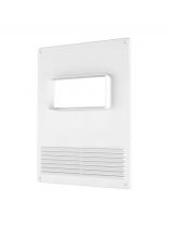 Площадка торцевая пластик, 50х110 мм, с решеткой, ERA, 511ПТГР