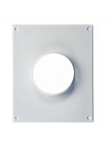 Площадка торцевая пластик, установочный диаметр 120 мм, 205х240 фланец D120, Viento, 120П