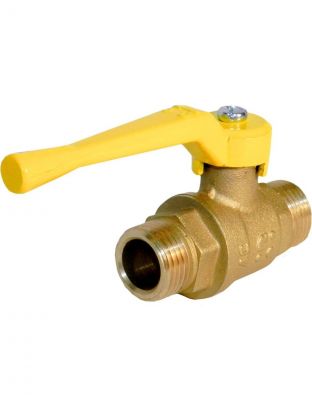 Кран для газа ш-ш, 1/2'', ручка, БАЗ